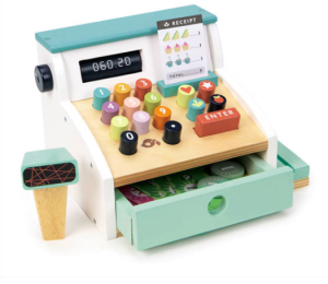 Drewniana Kasa Sklepowa ze Skanerem - Tender Leaf Toys