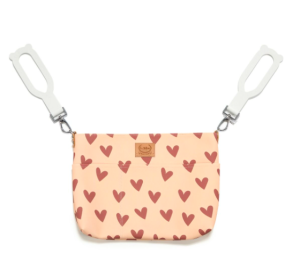 Organizer do wózka - Heartbeat Pink - Premium - La Millou Feeria