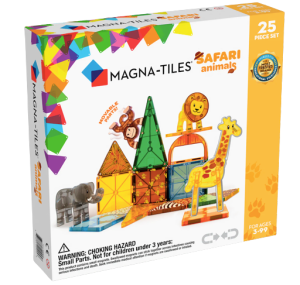 Safari animals - klocki magnetyczne 25 elementów - magna-tiles