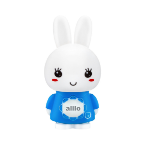 Króliczek big bunny - niebieski - zabawka edukacyjna - alilo