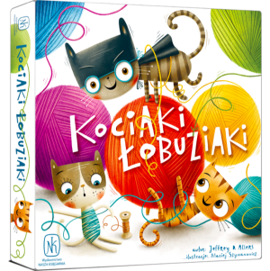 Gra kociaki łobuziaki - gra rodzinna z przeplatanką - nasza księgarnia