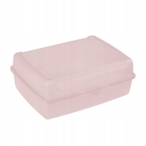 Różowy - lunchbox luca - click box - śniadaniówka - altom design