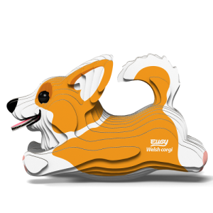 Pies corgi - eko układanka 3d - eugy