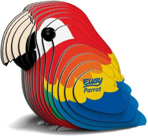 Papuga - eko układanka 3d - eugy