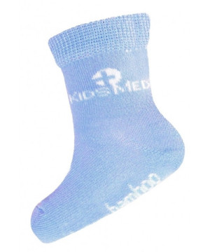 Skarpetki bambusowe z napisem - niebieskie - 9-10 cm - 6-12 miesięcy - KidsMed