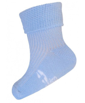 Skarpetki bezuciskowe z zakładką - niebieskie - 7-8 cm - 3-6 miesięcy - KidsMed