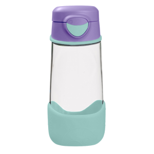 Lilac pop - sportowa tritanowa butelka z ustnikiem 450 ml - b.box