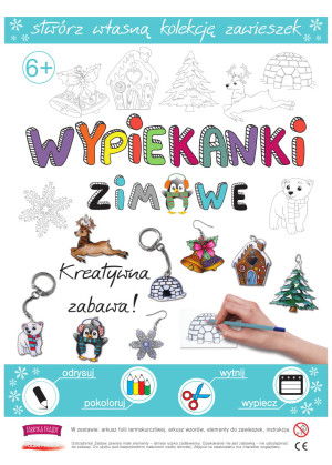 Zimowe wypiekanki - breloczki, zawieszki, kolczyki - fabryka frajdy