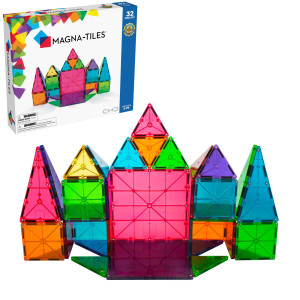 Classic 32 - klocki magnetyczne 32 elementy - magna-tiles