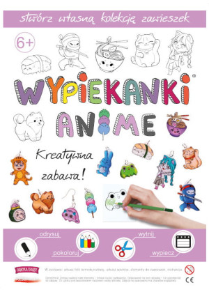 Anime wypiekanki - breloczki, zawieszki, kolczyki - fabryka frajdy
