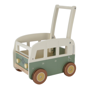 Drewniany pchacz vintage camper - little dutch