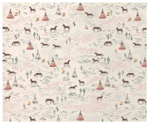 Chevaux heurex - papier do pakowania prezentów - 10 metrów - maileg