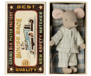 Myszka w pudełeczku - mouse in matchbox big brother - maileg