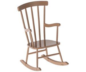 Fotel Bujany Różowy - Rocking Chair Mouse - Dark Powder - Maileg