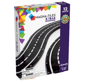 Droga - klocki magnetyczne 12 elementów - magna-tiles