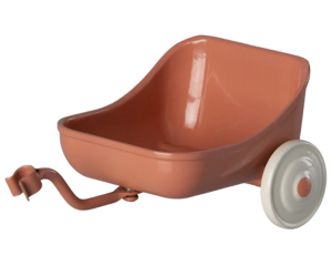 Przyczepka do Roweru - Koralowa - Tricycle Hanger Mouse - Coral - Akcesoria dla Lalek - Maileg
