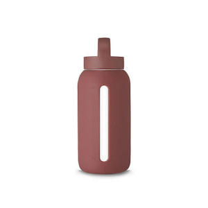 Butelka szklana na wodę - chocolate plum - 720 ml - muuki
