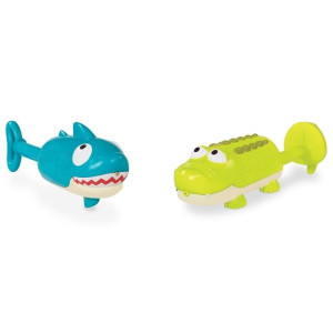 Zestaw Dwóch Sikawek - Rekin i Krokodyl - Splishin' Splash - BTOYS