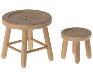 Zestaw stolik i taboret dla myszek - table and stool set mouse - maileg