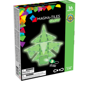 Glow - klocki magnetyczne 16 elementów - magna-tiles
