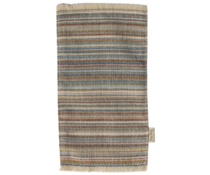 Dywanik w paski 13,5x7,5 cm - rug striped large - do domku dla myszek - maileg