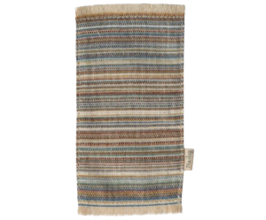 Dywanik w paski 11,5x6 cm - rug striped medium - do domku dla myszek - maileg