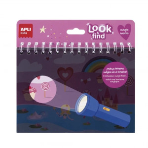 Magiczny świat - książeczka z magiczną latarką - apli kids