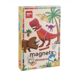 Dinozaury - magnetyczna układanka - apli kids