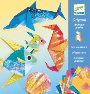 Origami metaliczne - morskie zwierzęta - djeco