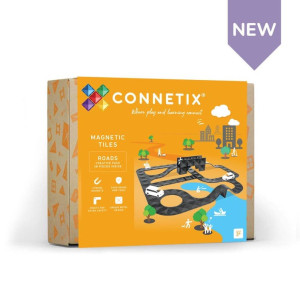 Drogi magnetyczne - klocki jezdnie - creative roads - 48 elementów - connetix