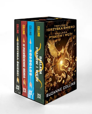 Igrzyska Śmierci oraz Ballada Ptaków i Węży - Suzanne Collins - w Ozdobnym Pudełku - Miękka Oprawa - MEDIA RODZINA