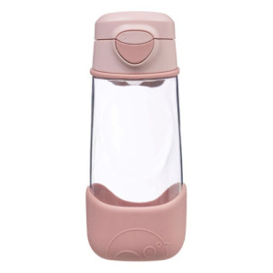 Blush crush - sportowa tritanowa butelka z ustnikiem 450 ml - b.box