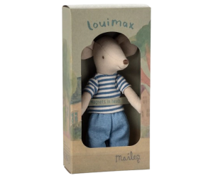 Myszka starszy brat louimax w bluzce w paski - big brother - maileg