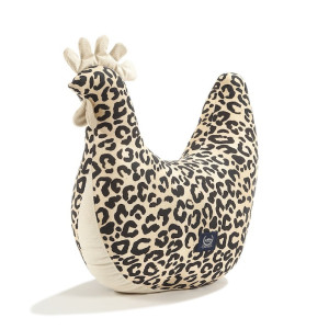 Bambusowa Kura Babci Dany - Leopard Cream by Magdalena Lamparska - La Millou