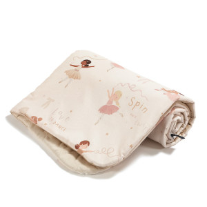 Ciepły koc velvet m - 80x100 cm - ballerine - la millou