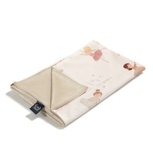 Lekki kocyk velvet m - ballerine - 80 x100 cm - la millou