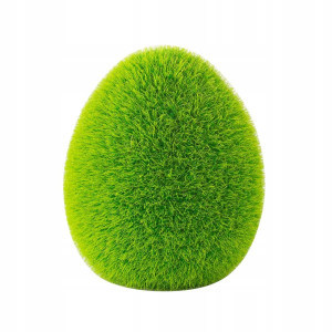 Jajko pokryte sztuczną trawą 8,5 cm - figurka wielkanocna - altom design