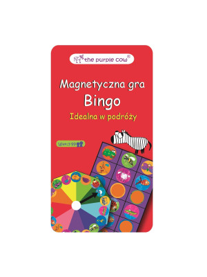Bingo - podróżna gra magnetyczna the purple cow