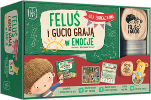 Feluś i gucio grają w emocje - rodzinna gra edukacyjna - nasza księgarnia
