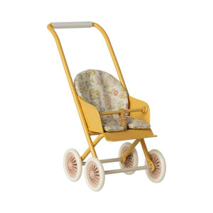 Żółty Wózek Spacerówka - Stroller Micro - dla Myszek i Króliczków - Maileg