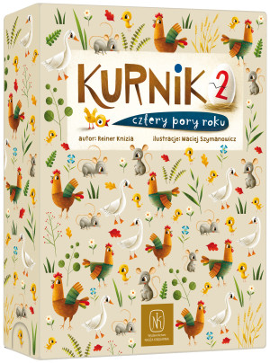 Cztery Pory Roku - Kurnik 2 - Prosta Gra Rodzinna - Memo Zapamiętywanie - Nasza Księgarnia