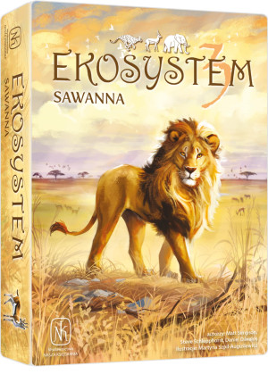 Sawanna - ekosystem 3 - karciana gra rodzinna - nasza księgarnia