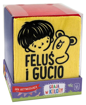 Feluś i gucio grają w kolory - rodzinna gra edukacyjna - nasza księgarnia