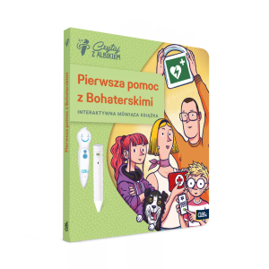 Książka pierwsza pomoc z bohaterskimi - czytaj z albikiem - albi