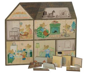 Wyprzedaż drewniana układanka/puzzle farmhouse 31 elementów - maileg