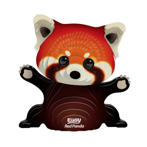 Czerwona panda - eko układanka 3d - eugy