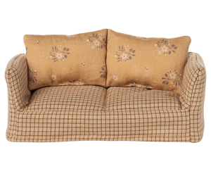 Kanapa dla myszek - mable couch mouse - akcesoria dla lalek - maileg