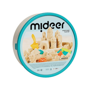 Magiczny piasek - 25 akcesoriów do kreatywnej zabawy - mideer