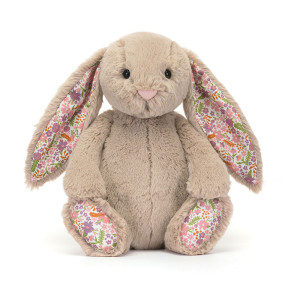 Beżowy Królik Kwiatowe Uszy i Stópki - Petal 31 cm - Maskotka Przytulanka - JellyCat