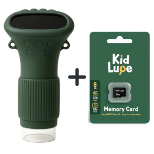 Zielony mikroskop kidlupe plus karta pamięci 6a1f9c161f4d9